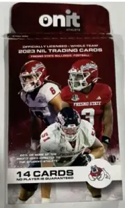 Fresno State 2023 NIL Football Trading Cards Onit New Sealed Packages