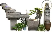 Courtyard Balcony Rockery Fish Pond Outdoor Fountain Circulating Water Landscape Ornaments Garden Water Fountain Present
