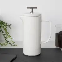 在飛比找ETMall東森購物網優惠-【La Cafetiere】陶製法式濾壓壺(米白480ml)