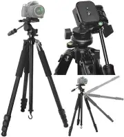 True Heavy Duty Professional 80" Tripod With Case For Canon Powershot SX530 HS