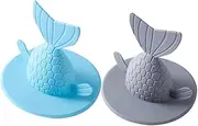 Kitchen Sink Strainer 2pcs Floor Drain Bathroom Sink Stopper Sink Cover Floor Drainer Pad for Utility Sinks