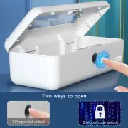 Biometric Fingerprint Lock Safe Box Storage Box Home Security Cash Cards