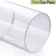 2 PACK Acrylic Qtip Holder Dispenser for Cotton Swabs, Balls, Pads, Floss Pic...