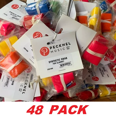 Pecknel Music CRS1000 Synthetic Swab for Clarinet Cleaning (48 PACK)