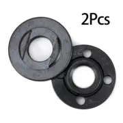 Lot Of 2 M16 Thread Angle Grinder Inner Outer Flange Lock Nut Set 40mm Diameter