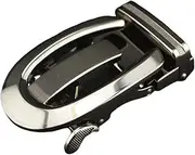 [COSMEVIVI] Leather Belt Buckle Men's Automatic Business Alloy Material Sleek and Sophisticated Look
