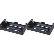 2x Parallel Battery ABS Plastic Holder/Case/Storage w/ 150mm Lead for 2x 18650