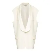 [MM6] Light Wool Blend Vest