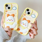 Cartoon Cute Duck Rubber Phone Case Cover For iPhone 11 12 13 14 15 Pro Max
