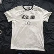 Authentic Moschino Smiley T-Shirt White Men’s Medium US 38 EU 48 NW
