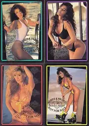 BENCHWARMER SERIES 2 1994 BENCH WARMER COMPLETE PROMO CARD SET 1 TO 4