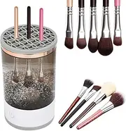 Electric Makeup Brush Cleaner Machine, Cosmetic Brush Cleaner, Sonic Vibration Deep Cleaning, Automatic Spinning Makeup Brush Cleaner