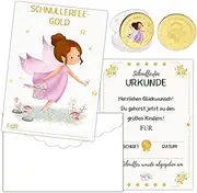 Dummy Fairy Gift Set, Dummy Fairy Letter + Dummy Free Certificate + Dummy Fairy Sticker + Dummy Fairy Coin, Dummy Fairy Gift Keepsake Dummy Farewell Gift