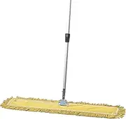 [Tidy Tools] 36 Inch Yellow Commercial Dust Mop & Floor Sweeper with Extendable Handle – Mop for Hardwood, Tile, and Concrete Floor Cleaning