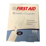 Butterfly Wound Closures - 1/2"x2 3/4" - 400 Pcs (MS-20110) by AWC