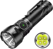 SR15 Rechargeable Flashlight High Lumen, 4500 Lumen Super Bright Pocket Flashlig