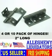 (4 - 10) Offset 2" Hinge 90° Bronze/Black Bench Lid Wooden Box Chest Cabinet HF