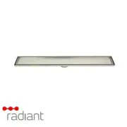 Radiant Tile Insert Linear Shower Grate-100mmx800mm-74mm Outlet