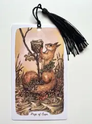 Page of Cups - Tarot Bookmark Oracle Card - Curiosity, Possibility & Good News
