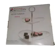Maxwell Williams Amore Love Heart Two Tiered Desert Cup Cake Serving Stand