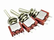 Switch Mini Toggle ON off ON Chrome Series/Split/Parallel 3 pc Salecom