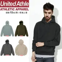 在飛比找momo購物網優惠-【United Athle】日系加厚素色連帽T 保暖磨毛長袖