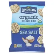 Organic Rice Cakes Minis Sea Salt 1 Oz (Case of 24)
