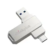 Lenovo ThinkPlus MU252 Type-C & USB3.1 Flash Drive 32G 64G 128G 256G Metal Interface Waterproof Heat Resistance 360° Rot