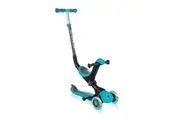 Globber GO UP Deluxe Convertible Scooter w Light up Wheels - Teal