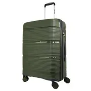 Pierre Cardin 4 Wheel Normandy Medium Hard-Shell Travel Suitcase 65cm Green