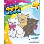 Makit & Bakit Glittering Suncatcher Kits Kittens