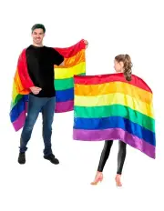 [Boutique Retailer Costumes] Rainbow Flag Cape Banner 150cm x 90cm in Multi