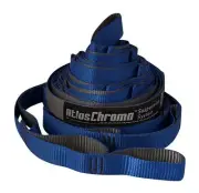 Fathers Day Gift Atlas Chroma ENO Camp Hammock Tree Straps 400LB Blue Charcoal