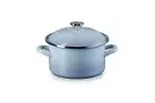 Le Creuset (LE CREUSET) Enao pot EOS Casserol 18 cm Course Blue Gas IH