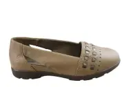 Homyped Dawn Womens Leather Comfortable Supportive Wide Width Shoes - SSA