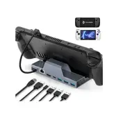 Steam Deck Aluminum Docking Station Multi-function Charging Video Converter Compatible Steamdeck Nintendo Switch/oled