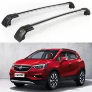 Fits for Buick Encore 2012-2020 Black Lockable Roof Crossbars Cross Rack Bar