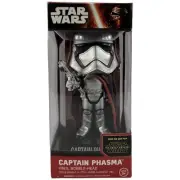 Star Wars Force Awakens Captain Phasma Vinyl Bobble Head Figure New in Box