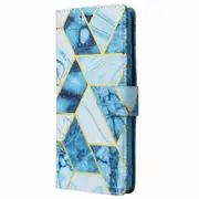 Flip PU Leather Wallet Case For iPhone 12 Mini Luxury Magnetic Marble Stand Phone Cover