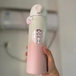 STARBUCKS 星巴克漸變色保溫瓶彈跳蓋 500ML 商品