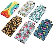 HOLIDYOYO 6Pcs Can Cover Portable Drink Sleeves Insulate Keep Drinks Cool Lightweight Easy to Clean for Beer Cans