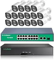 GX-YUFD-M8C-K16 Professional 16-Channel 8MP 4K Smart Dual-Light Security System | Military-Grade Aluminum | IP67 Protection | G.Craftsman 2025 Series