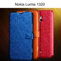 在飛比找Yahoo!奇摩拍賣優惠---庫米-- Nokia Lumia 1320 亞倫絲皮套 