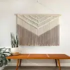 Boho Woven Macrame Tapestry Wall Art Ornaments Hanging Background Decor