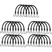 (25) 15" Inch Heavy Duty Natural Rubber Bungee Cords with S Hooks