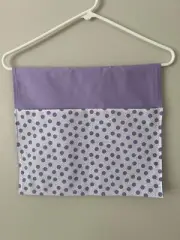 Walker Caddy Organizer 4 Pockets 2 Sided Hook Eye Fastener 14”W Handmade