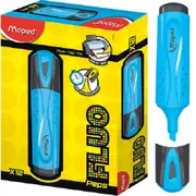 Maped Fluo Peps Highlighters Blue Box 12