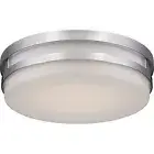 WAC Lighting FM-4313-BN Vie LED 14 inch Brushed Nickel Flush Mount Ceiling Light