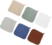 PEPLAYTAL Hooded Towels for Girls 6pcs Cotton Muslin Washcloths Soft Burp Cloths Absorbent Spit up Rags