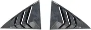 Compatible For Toyota Camry Sedan 2006-2011 Car Rear Louver Window Side Shutter Cover Trim Sticker Vent Scoop ABS Carbon Fiber Accessories